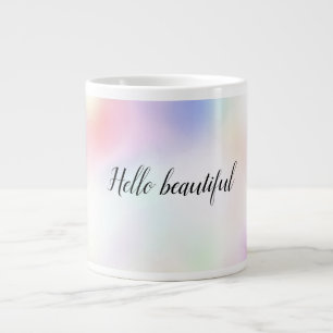 Lila Einhorn, rosa Rainbow          Jumbo-Tasse