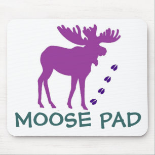 Lila ELCHE Auflage Mousepad