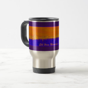 Lila Elche Horn Mountain Tasse