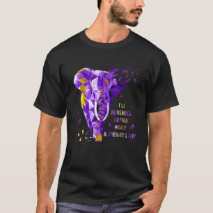 Lila Elefant, an den ich mich für dich erinnern we T-Shirt
