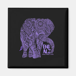 Lila Elefant Heimerheimer Bewusstseinsbekleidung U Magnet