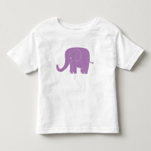 Lila Elefant-Kleinkind-Shirt Kleinkind T-shirt