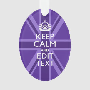 Lila Elegance Behalte Ihre Textunionsbuchse beruhi Ornament