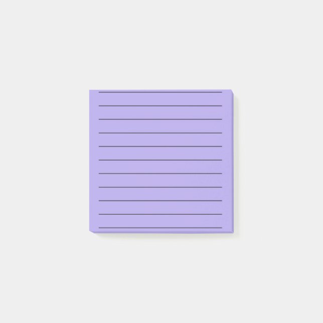 Lila Elegant und lebendige Stationery Post-it Klebezettel (Vorderseite)