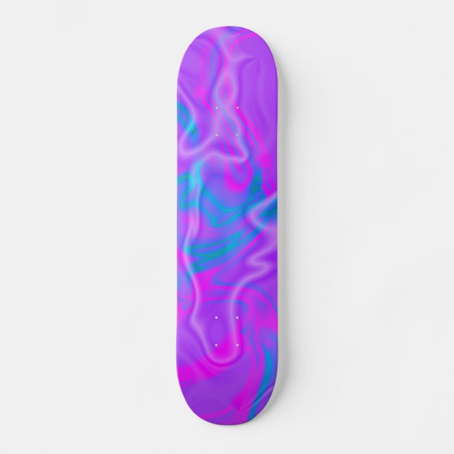 Lila elektrischer Skateboard KRW Funk (Vorderseite)