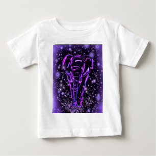 Lila Elephant Baby T - Shirt