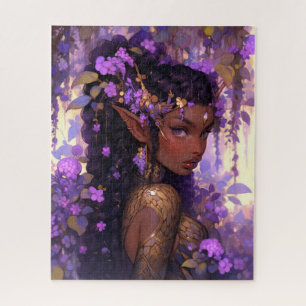Lila Elf American Fantasy Art Puzzle