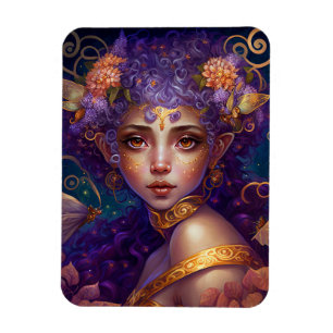 Lila Elf Fairy Fantasy Art Magnet