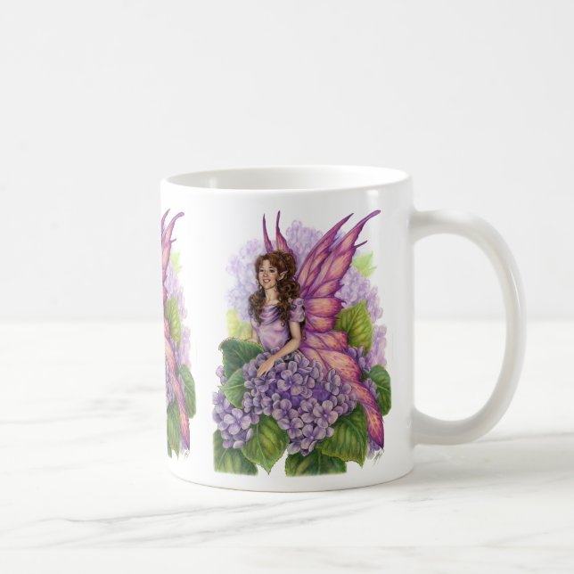 Lila Elf-Tasse Kaffeetasse (Rechts)