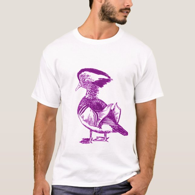 Lila Enten-T - Shirt (Vorderseite)