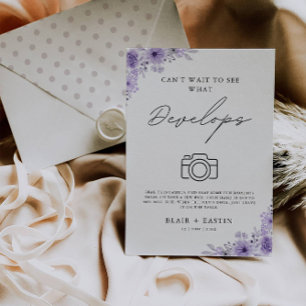 Lila Entwicklungen im Bereich des Hochzeitsseins Einladung