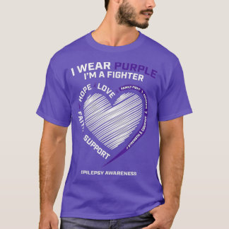 Lila Epilepsie Awareness Products Kids Epilepsie A T-Shirt