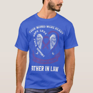 Lila Epilepsie Bewusstsein Ribbon Vater in der Rec T-Shirt