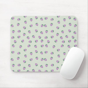 Lila Erdbeermuster Mousepad