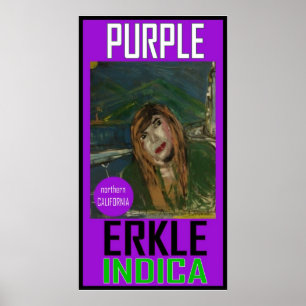 LILA ERKLE INDICA POSTER
