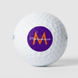 Lila Erstellen Sie Ihre eigene, individuell angepa Golfball