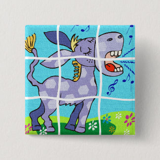 LILA ESEL-KNOPF BUTTON