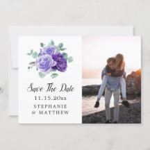 Lila Eukalyptus Botanisches Foto Hochzeit