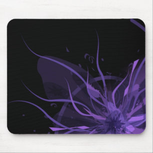 Lila Explosions-Mausunterlage Mousepad