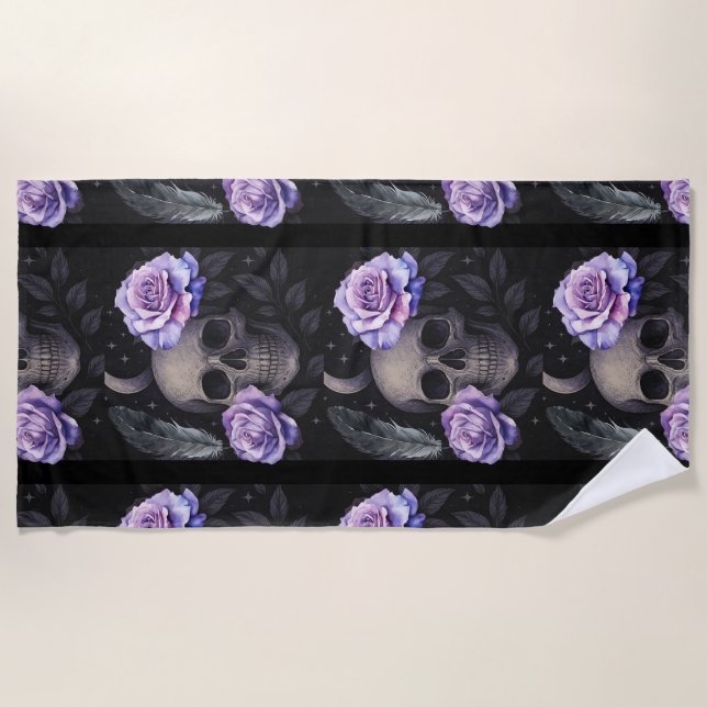 LILA FÄHIGKEIT STRANDTUCH (Vorderseite)