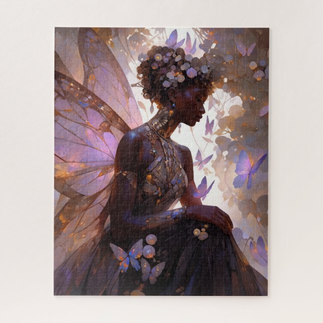 Lila Fairy American Fantasy Art Puzzle (Vertikal)