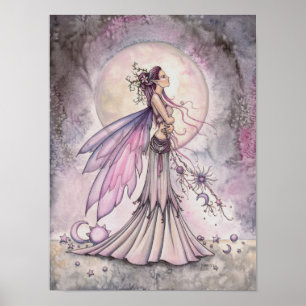Lila Fairy Fantasy Kunstmuseum Poster