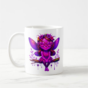 Lila Fairy Kaffeetasse