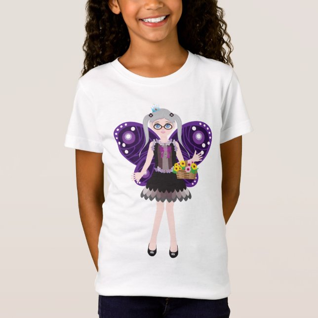 Lila Fairy Princess T-Shirt (Vorderseite)
