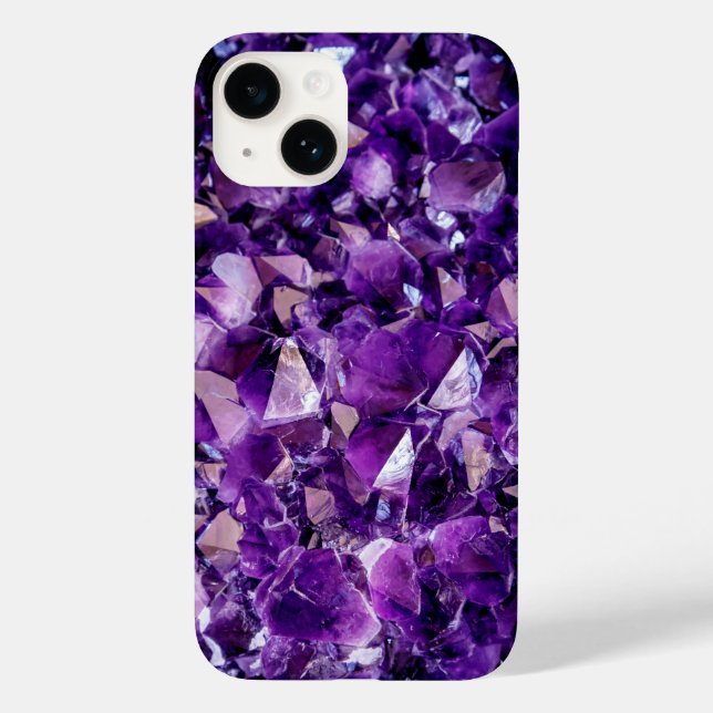 Lila Fall Amethyst Crystal Gemstone IPhone Case-Mate iPhone Hülle (Rückseite)