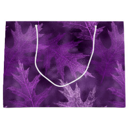 LILA FALL-AUTUMENLAUFEN GROßE GESCHENKTÜTE