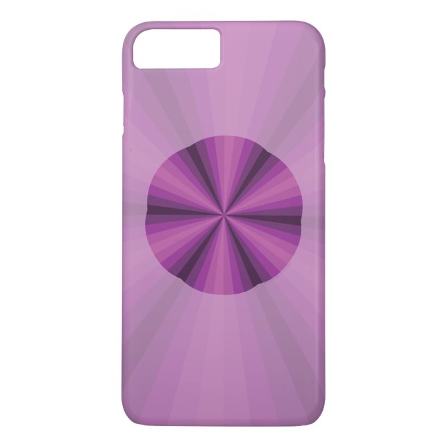 Lila Fall einer optischen Illusion Case-Mate iPhone Hülle (Rückseite)