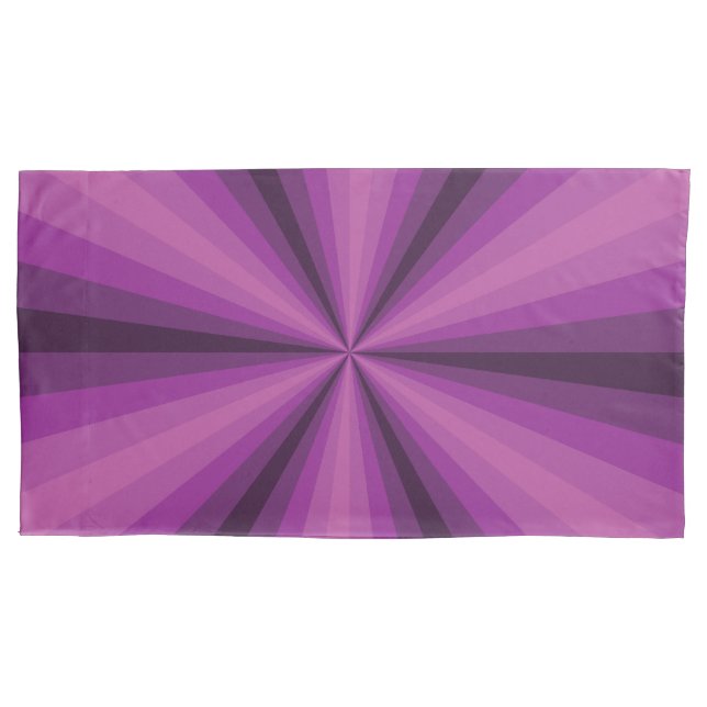 Lila Fall einer optischen Illusion Kissenbezug (Vorderseite)