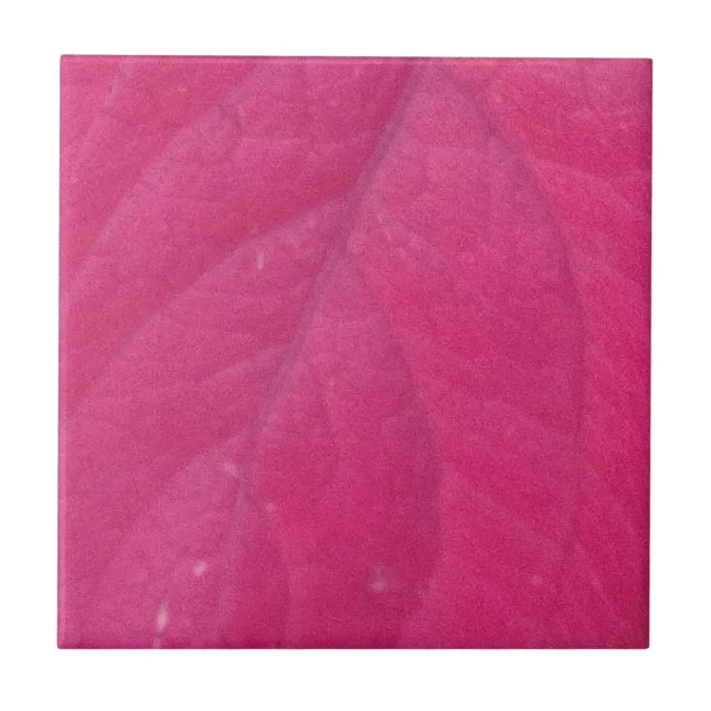 Lila Fall Leaf Fliese (Vorderseite)