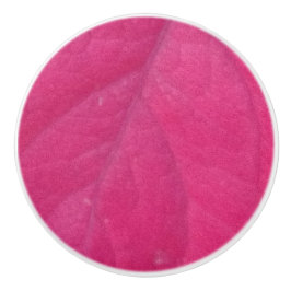 Lila Fall Leaf Keramikknauf