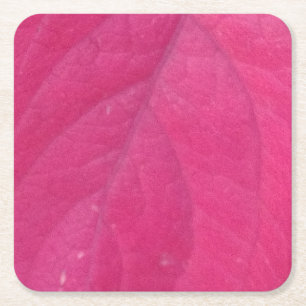 Lila Fall Leaf Rechteckiger Pappuntersetzer