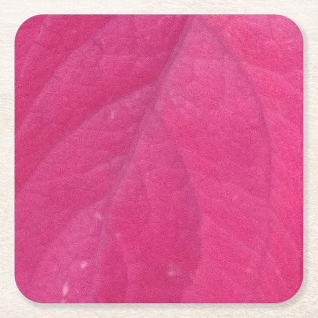 Lila Fall Leaf Rechteckiger Pappuntersetzer (Vorderseite)