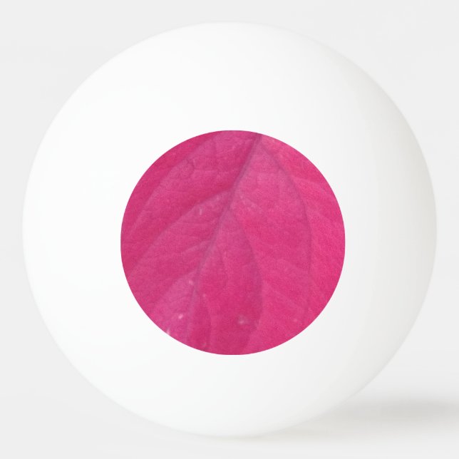 Lila Fall Leaf Tischtennisball (Vorderseite)