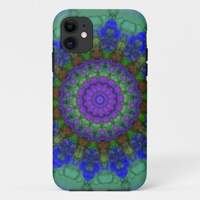 Lila Fantasie Mandala iPhone 5 Kasten Case-Mate iPhone Hülle (Rückseite)