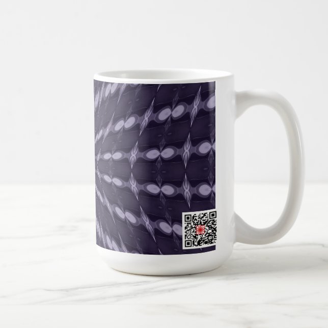 Lila Fantasie Tasse (Rechts)