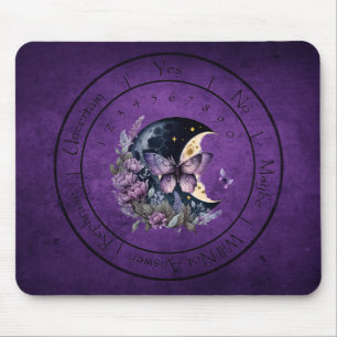 Lila Fantasy Butterfly Pendulum Mat Mousepad