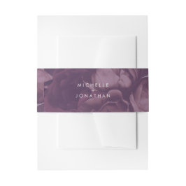 Lila Fantasy-Hochzeit Einladungsbanderole