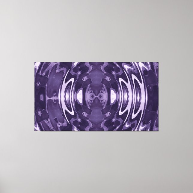 Lila Fantasy Wrapped Canvas Leinwanddruck (Vorderseite)