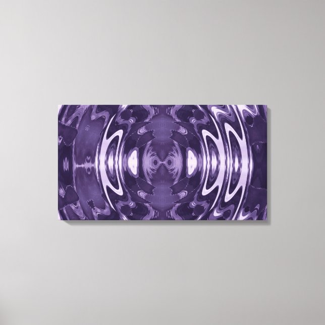 Lila Fantasy Wrapped Canvas Leinwanddruck (Vorderseite)