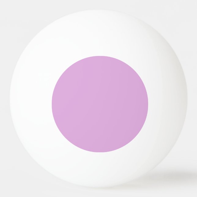 Lila Farbe in festem Pastell | Hex# DEA8DD Tischtennisball (Vorderseite)