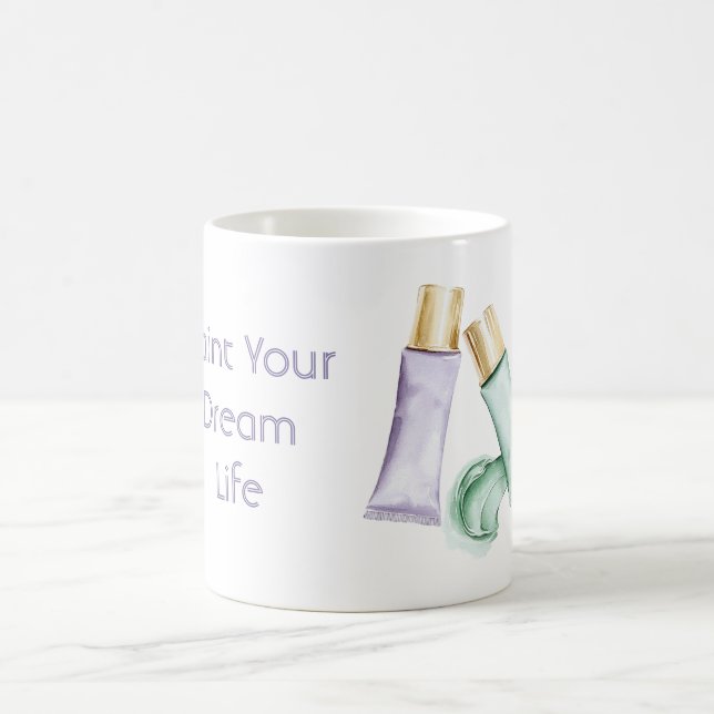 Lila Farbe Traum Leben Kaffeetasse (Mittel)