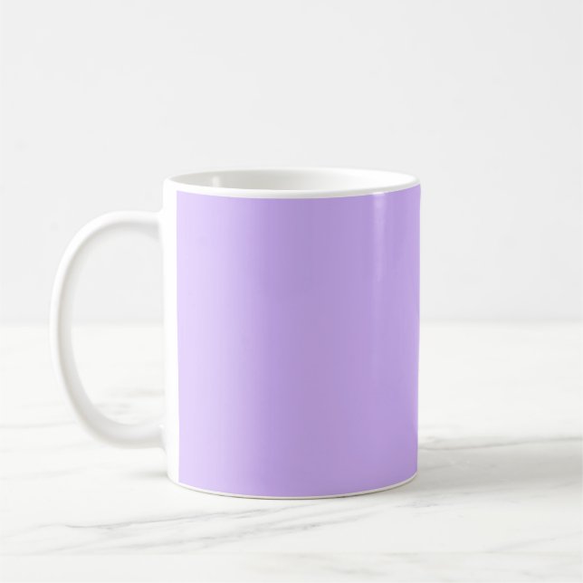Lila Farblavene Kaffeetasse (Links)