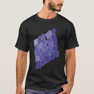 Lila Farbtöne T-Shirt
