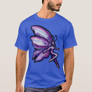 Lila Fee Kunst lila Fee Märchenbau T-Shirt