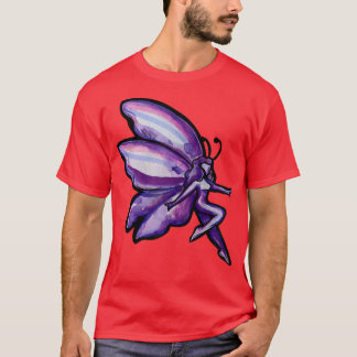 Lila Fee Kunst lila Fee Märchenbau T-Shirt