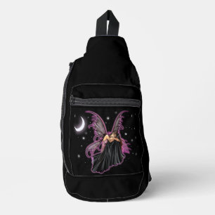 Lila Feen-Druck Cut Sew Tasche